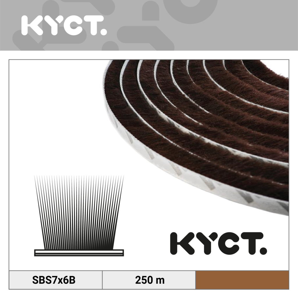 Joint de brosse auto-adhésif Joint de brosse Joint de porte Joint de fenêtre