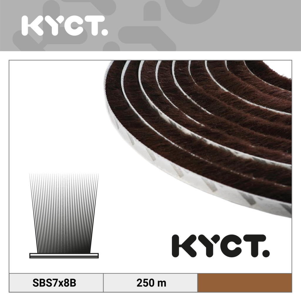 Joint de brosse auto-adhésif Joint de brosse Joint de porte Joint de fenêtre