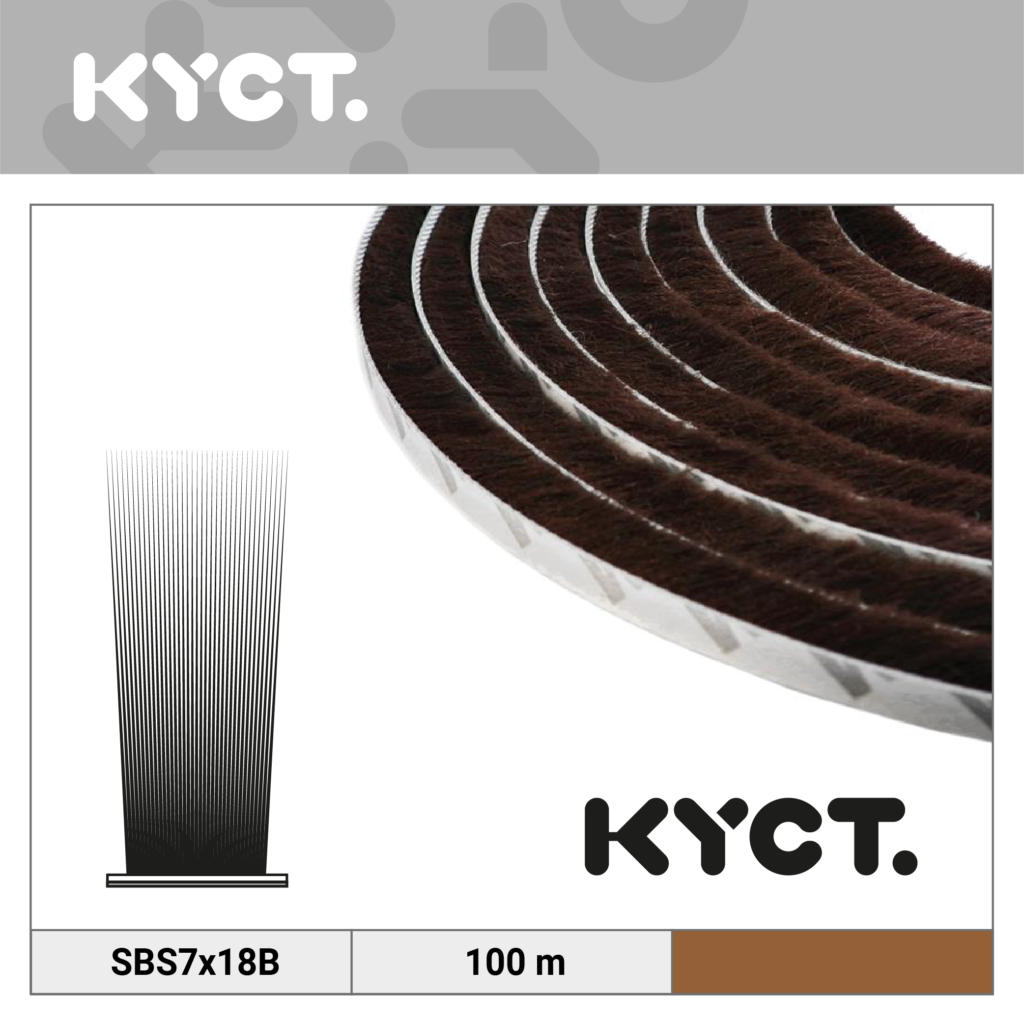 Joint de brosse auto-adhésif Joint de brosse Joint de porte Joint de fenêtre