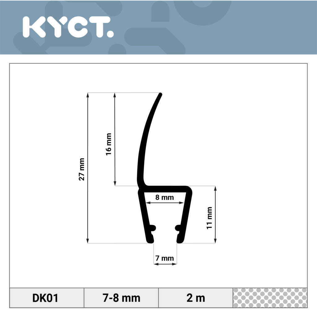 Joints de douche Joint de douche magnétique Déflecteur d'eau Lèvre d'étanchéité Porte en verre Joint de rechange Cabine de douche Déflecteur d'eau Acrylique Anti-débordement Silicone