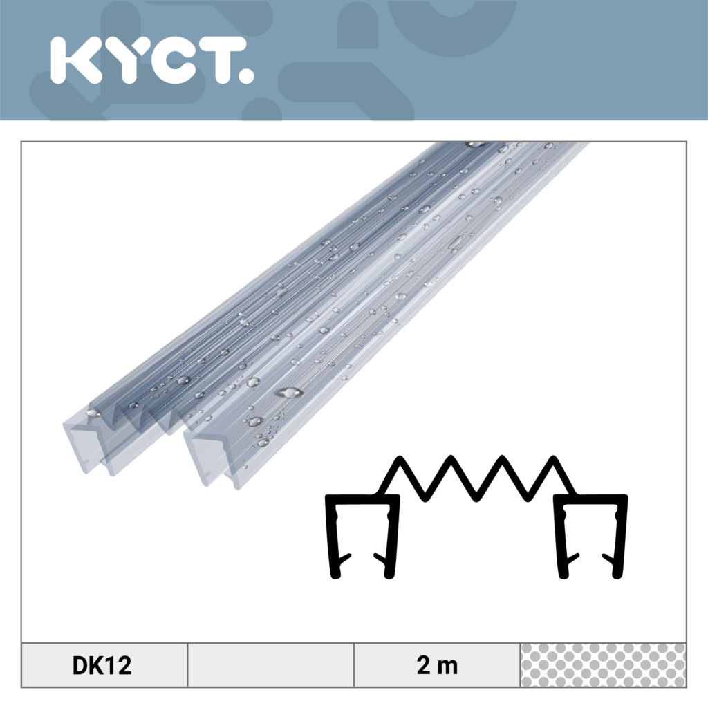 Joints de douche Joint de douche magnétique Déflecteur d'eau Lèvre d'étanchéité Porte en verre Joint de rechange Cabine de douche Déflecteur d'eau Acrylique Anti-débordement Silicone